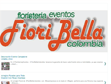 Tablet Screenshot of fioribellacolombia.com